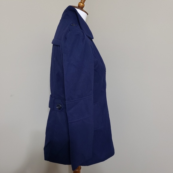 Navy coat - Picture 3 of 5